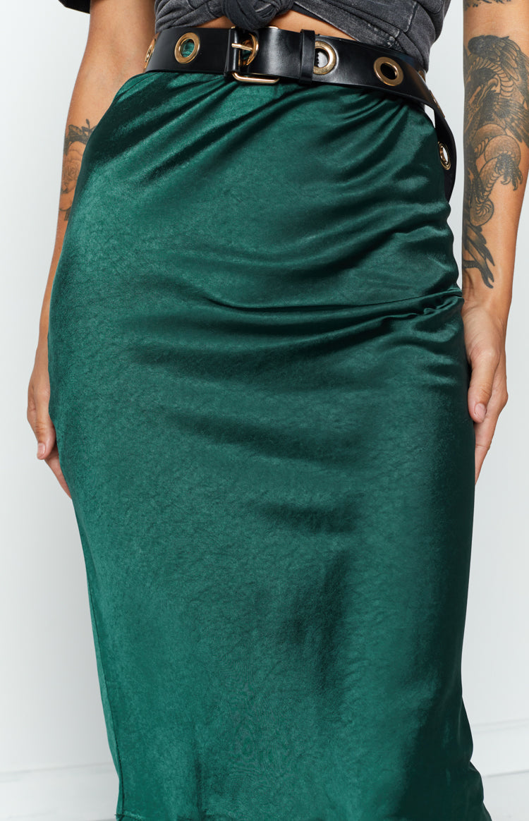 Trisha Midi Skirt Emerald — 6