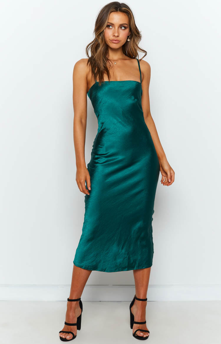 Amaryllis Dress Emerald — 8