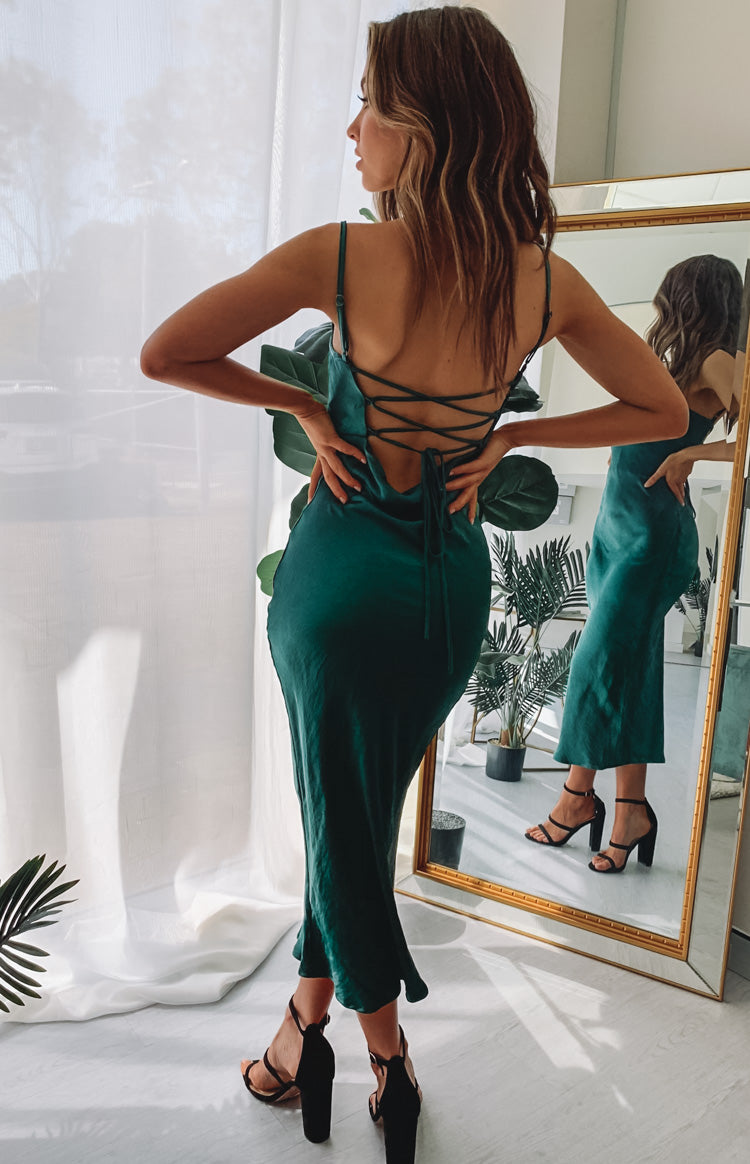 Amaryllis Dress Emerald — 2