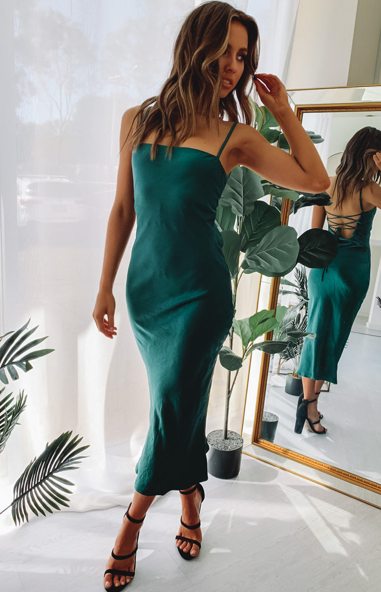 Amaryllis Dress Emerald — 4
