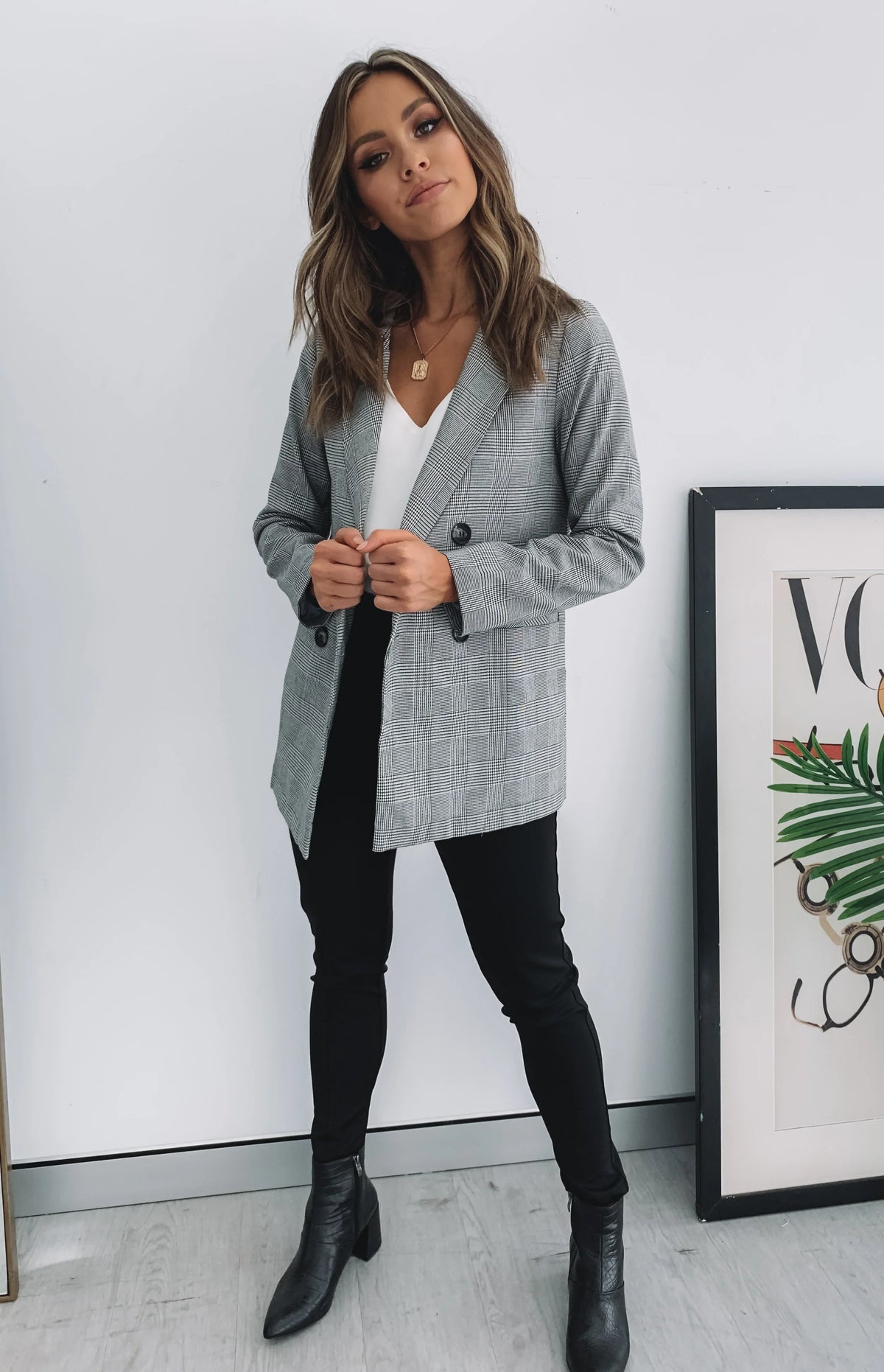 Brooklyn Times Blazer Check — 20