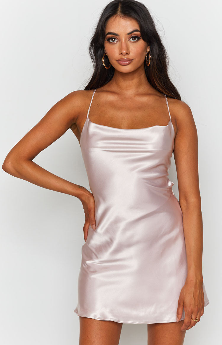 Come and Get It Party Dress Blush — 4