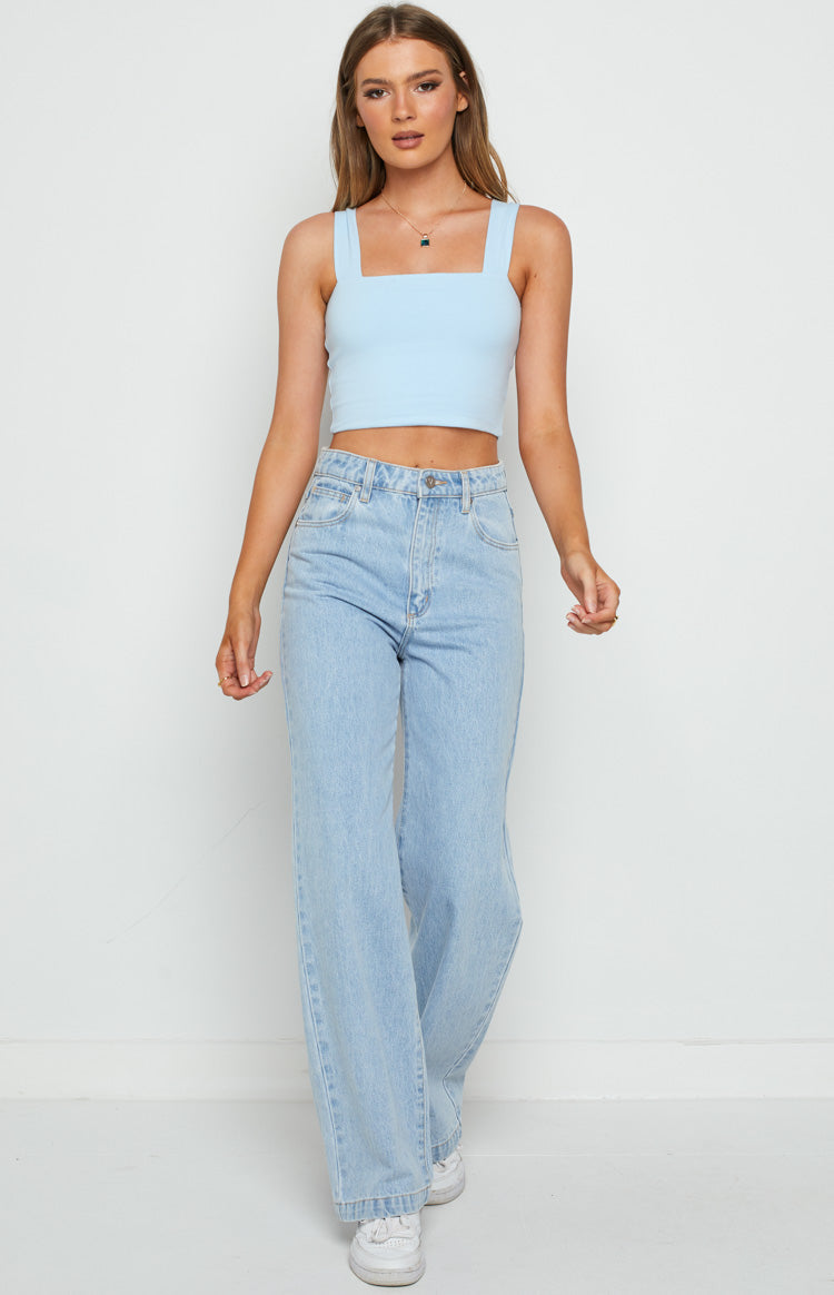 Nellie Crop Blue — 3