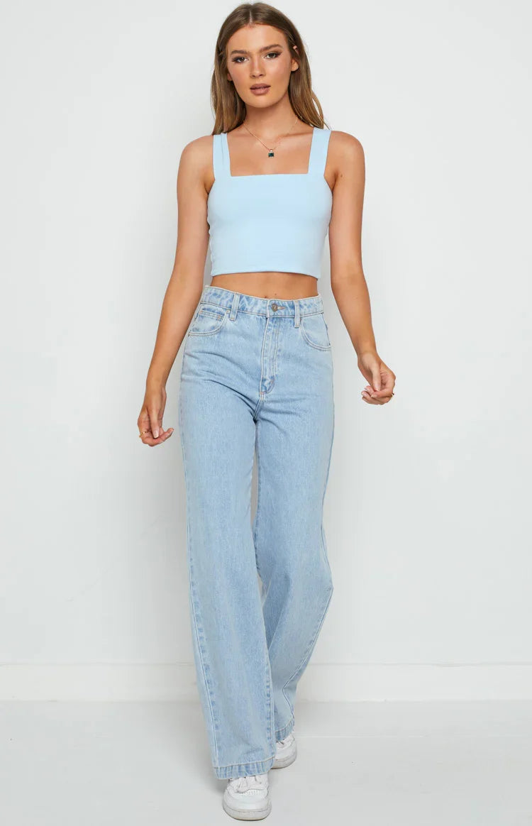 Nellie Crop Blue — 11