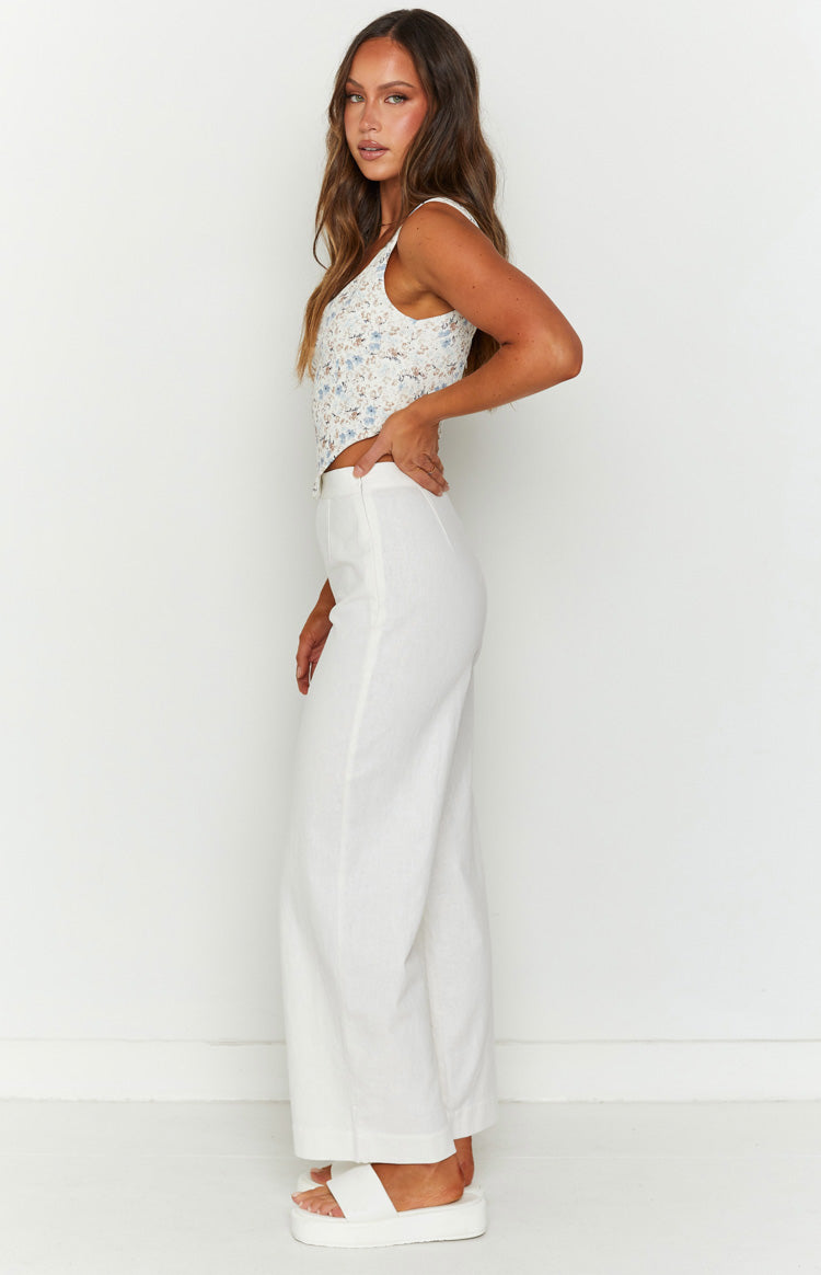 Julian Linen Pants White — 4