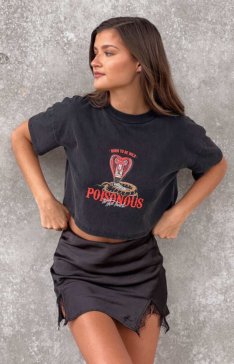 Born Wild Black Tee — 1