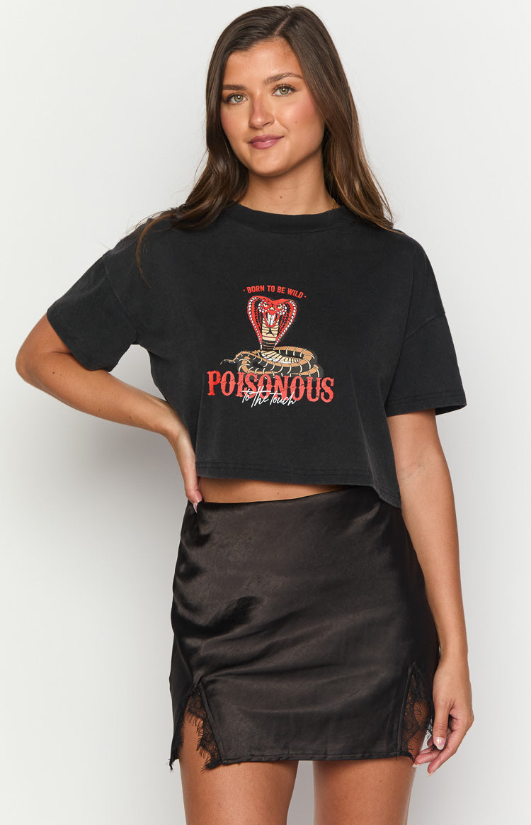 Born Wild Black Tee — 1