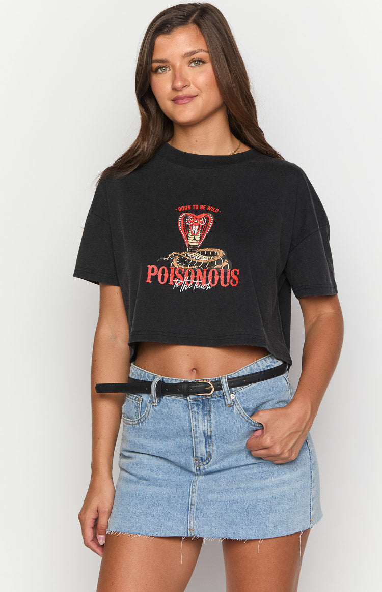 Born Wild Black Tee — 6
