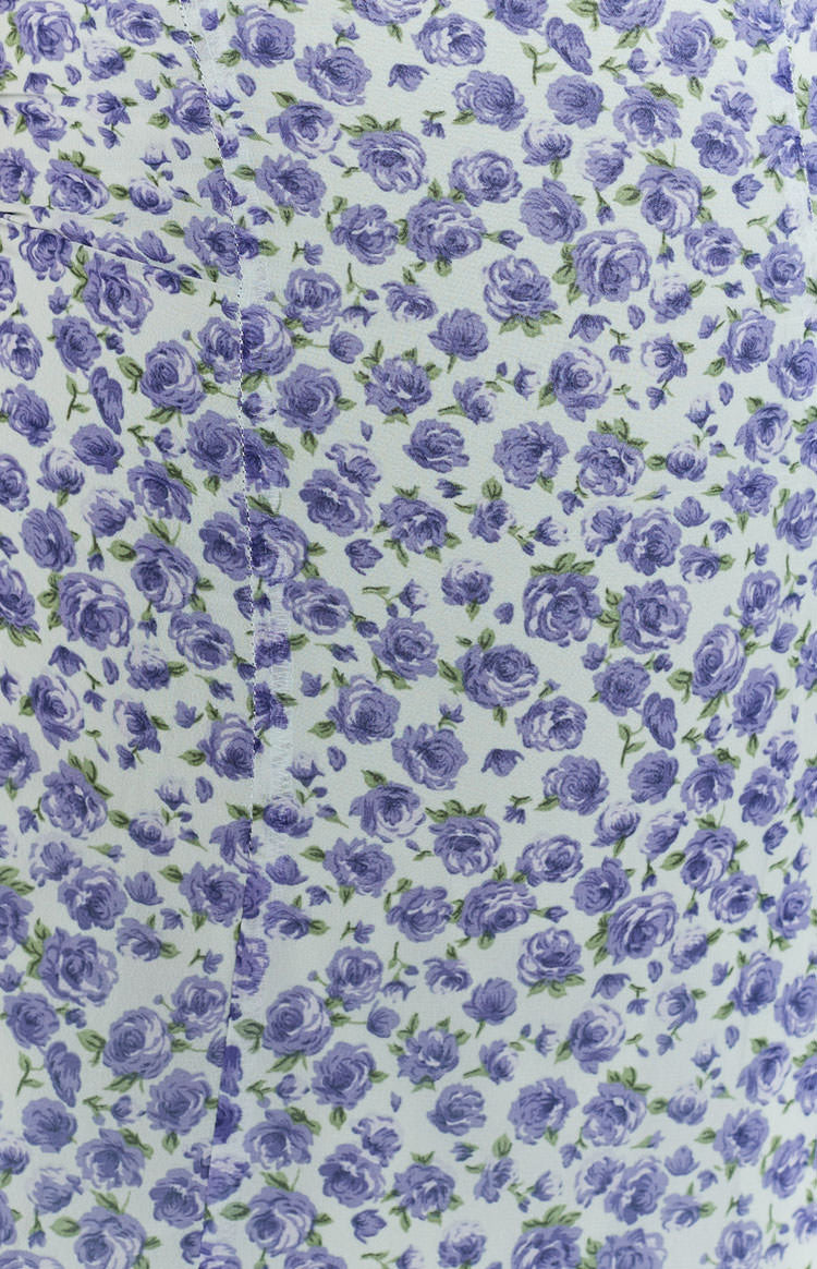 Penny Lane Blue Floral Mini Dress — 12