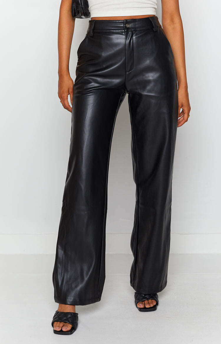 Cool Shade PU Pants Black — 6