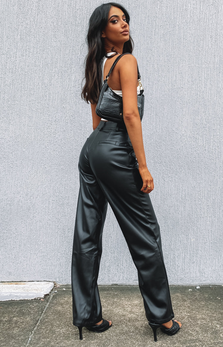 Cool Shade PU Pants Black — 13