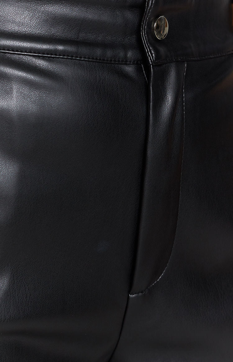 Cool Shade PU Pants Black — 7