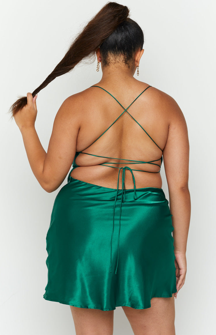Come and Get It Party Dress Emerald — 9