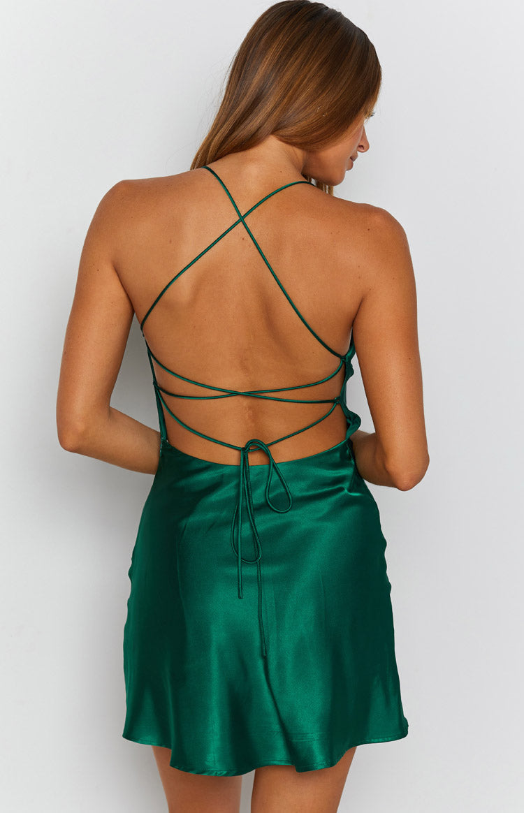 Come and Get It Party Dress Emerald — 8