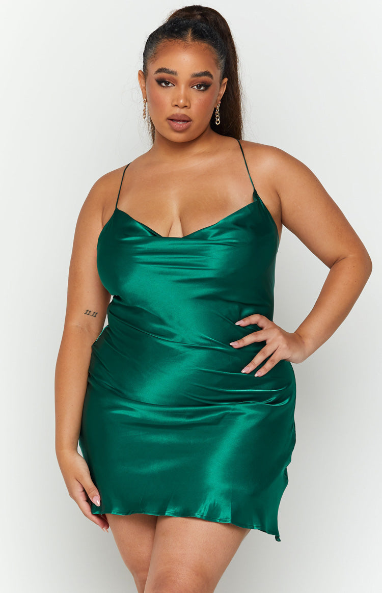 Come and Get It Party Dress Emerald — 1