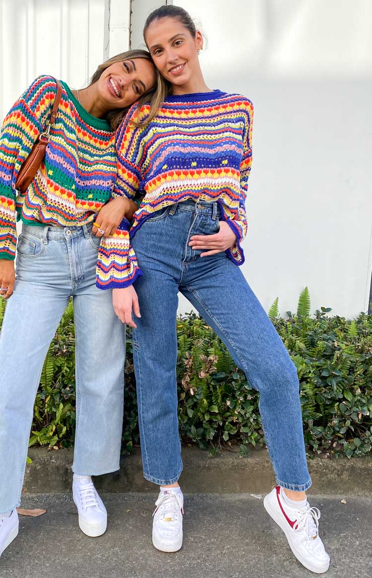 Long Weekend Sweater Blue — 5
