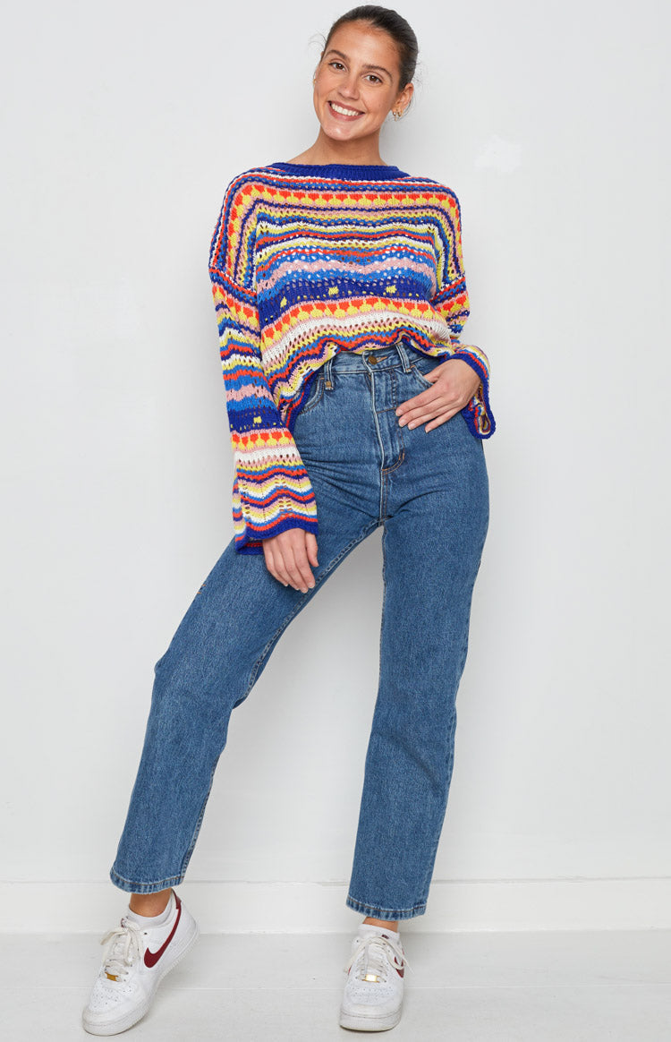 Long Weekend Sweater Blue — 7