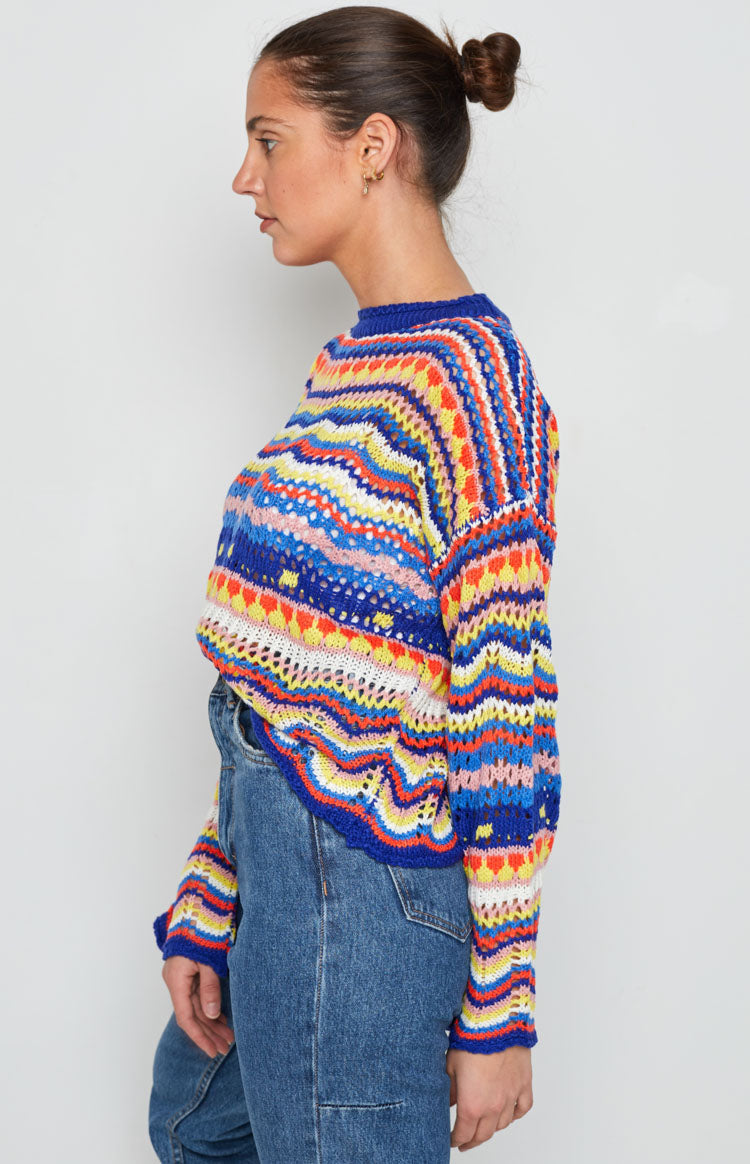 Long Weekend Sweater Blue — 9