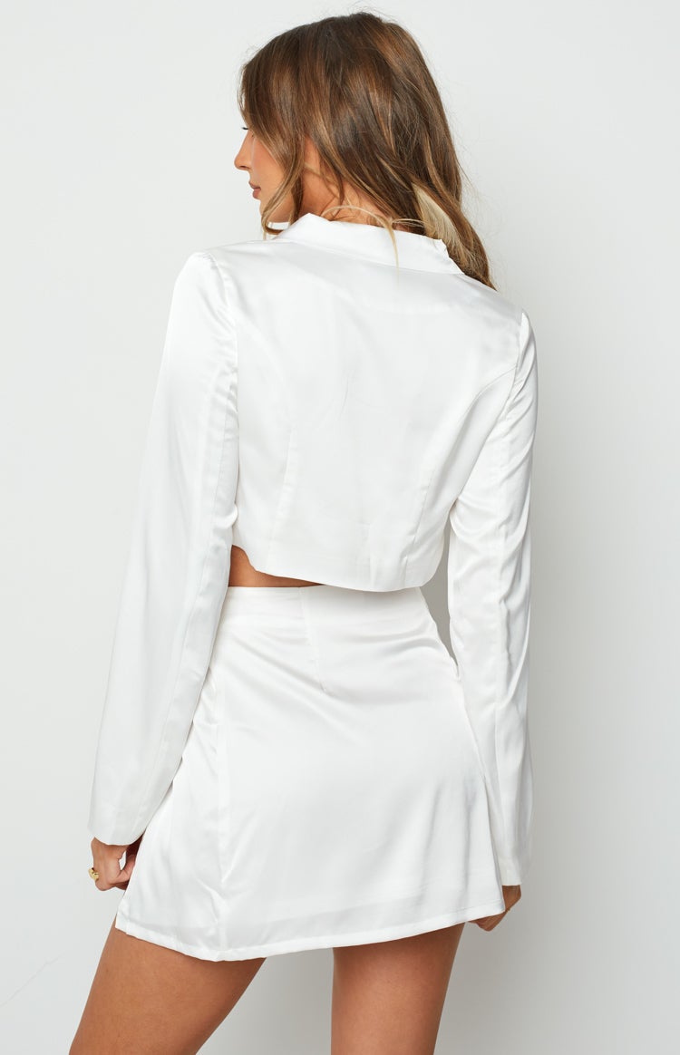Hendra White Mini Skirt — 7