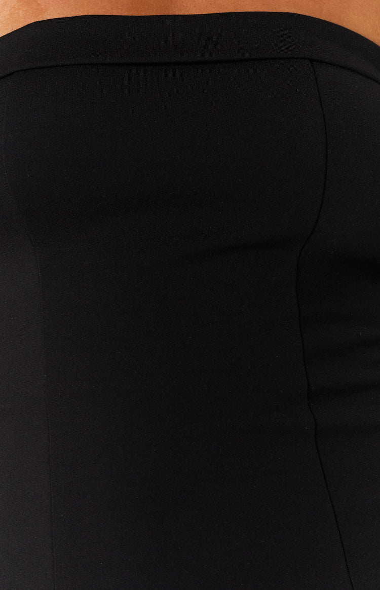 Carminia Black Mini Dress — 9