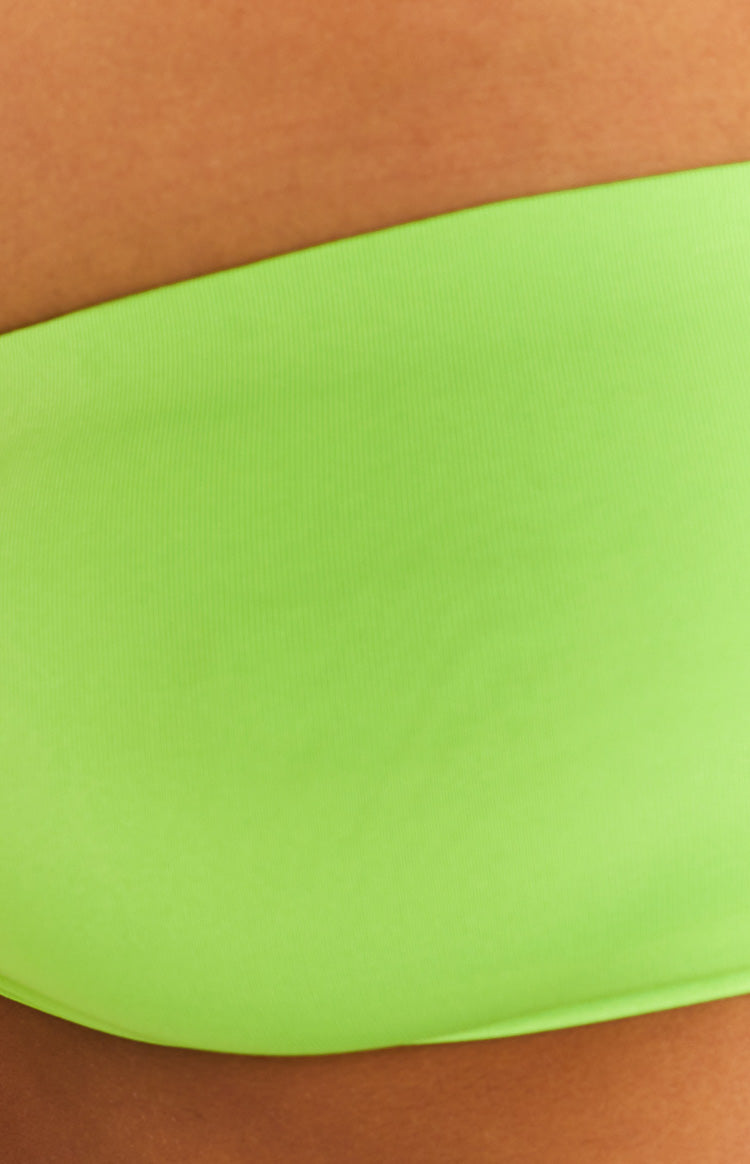 Murphy Lime Bandeau Top — 6