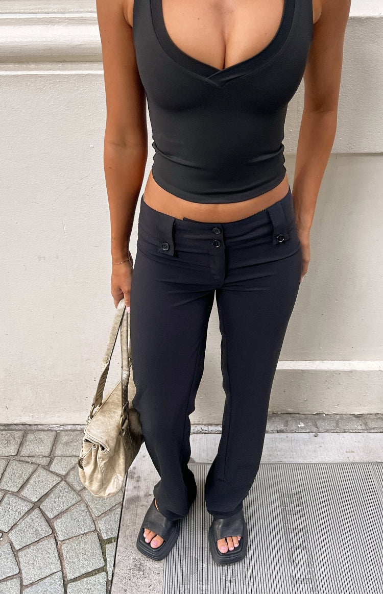 Vice Black Low Waist Pant — 4
