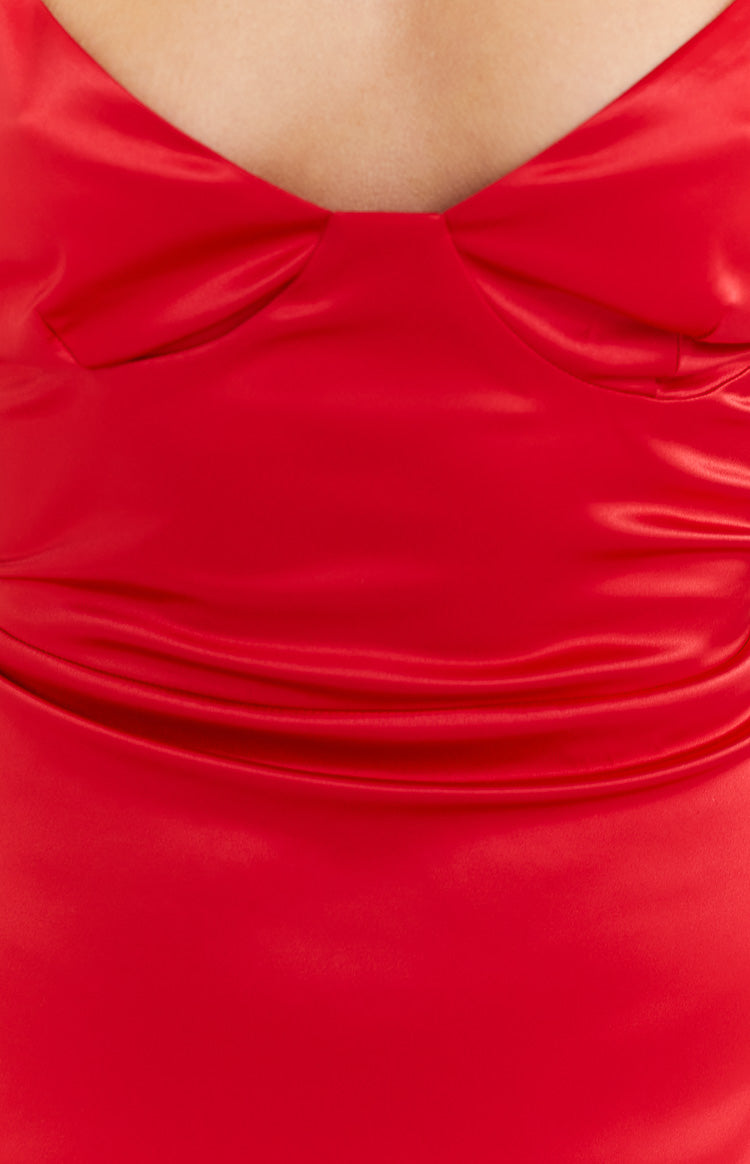 Freesia Red Formal Maxi Dress — 6