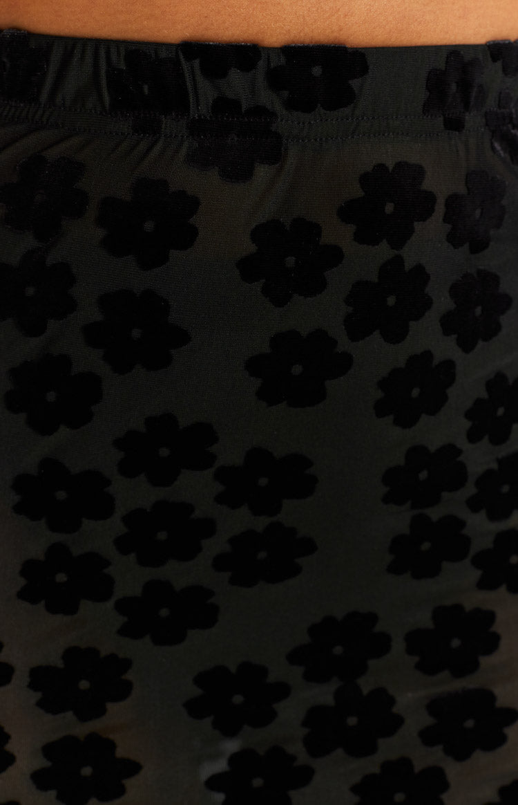 Late Night Black Maxi Skirt — 8
