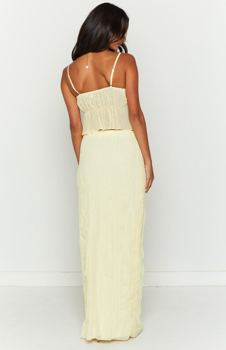 The Moment Yellow Maxi Skirt — 5