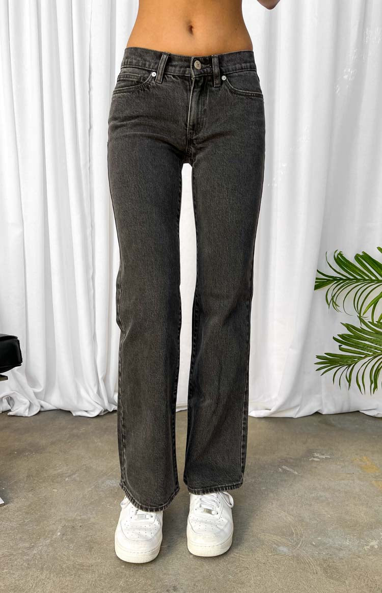 ABRAND A 99 Low Boot Erica Vintage Black Jeans — 1