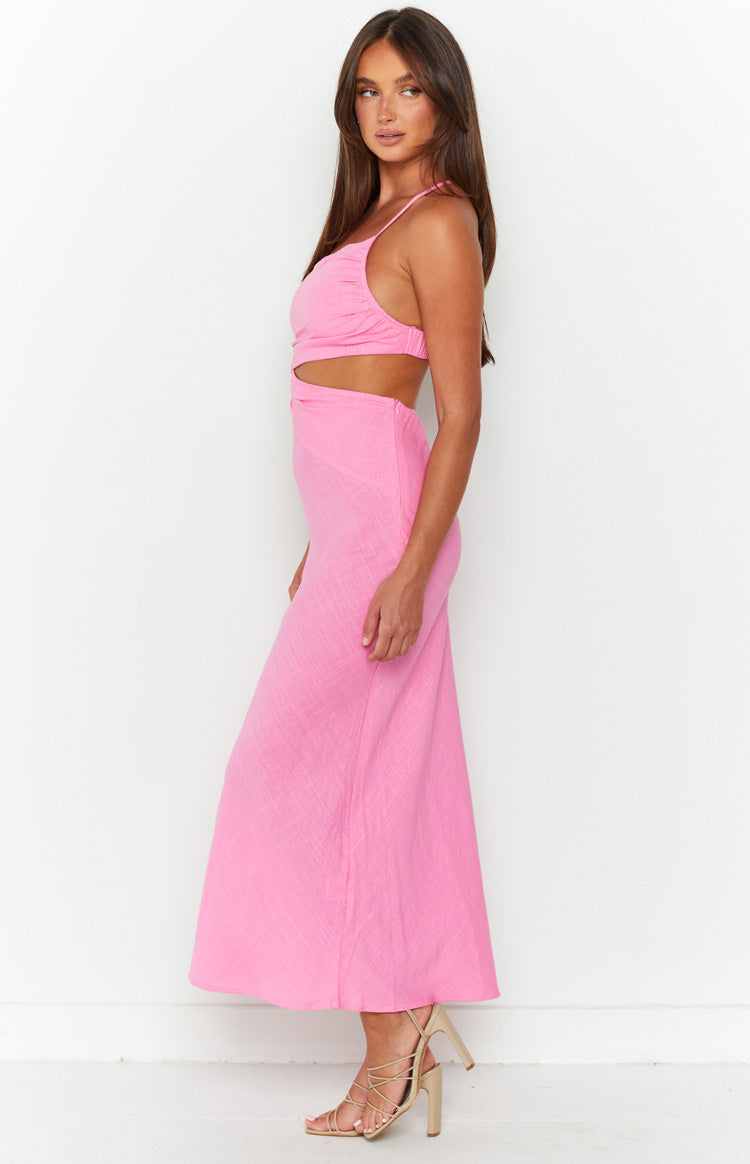 Lene Pink Maxi Dress — 4