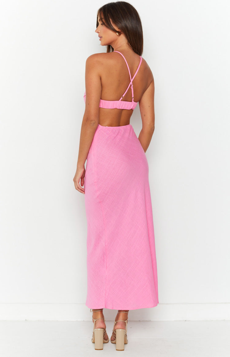 Lene Pink Maxi Dress — 6