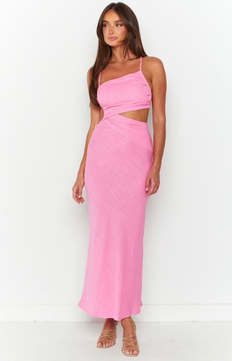 Lene Pink Maxi Dress — 3