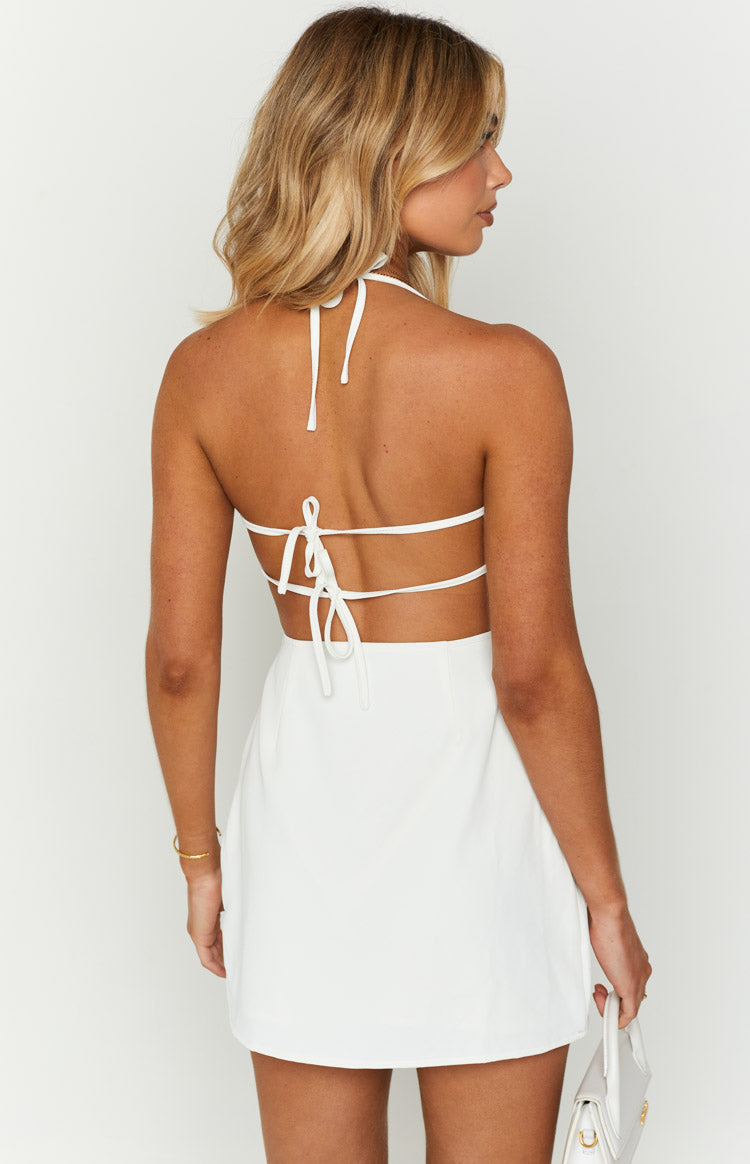 Katya White Mini Dress — 6