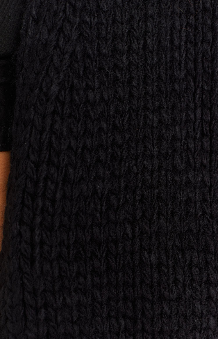Bad Habits Black Knit Cardigan — 11