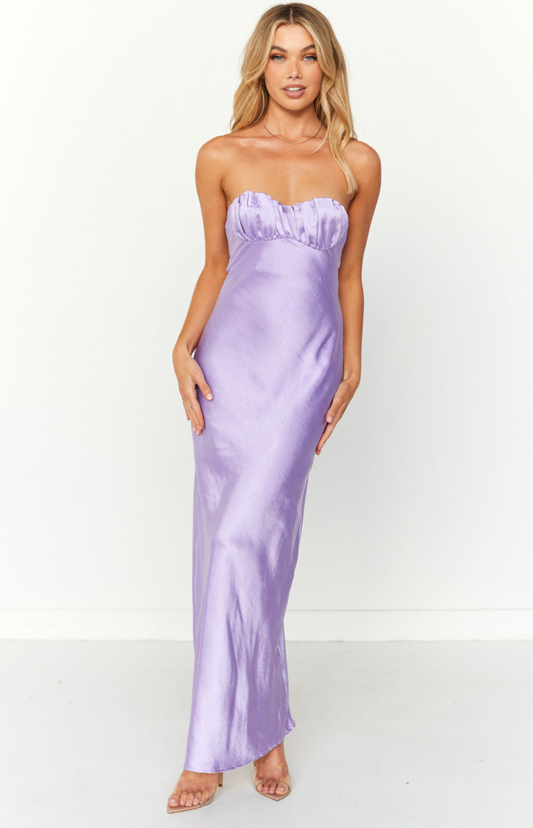 Arielle Purple Maxi Dress — 3