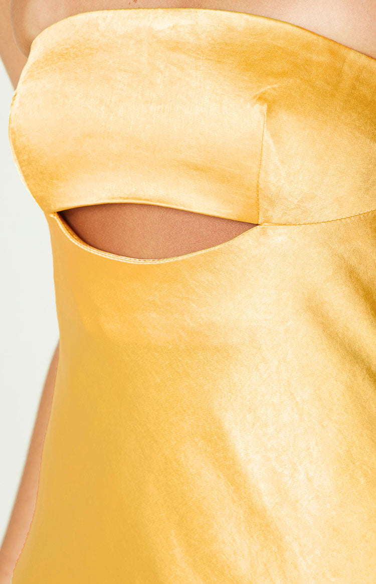 Anais Yellow Mini Dress — 9