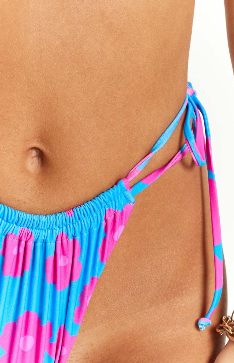 9.0 Swim Sumba Blue Floral Bikini Bottom — 6