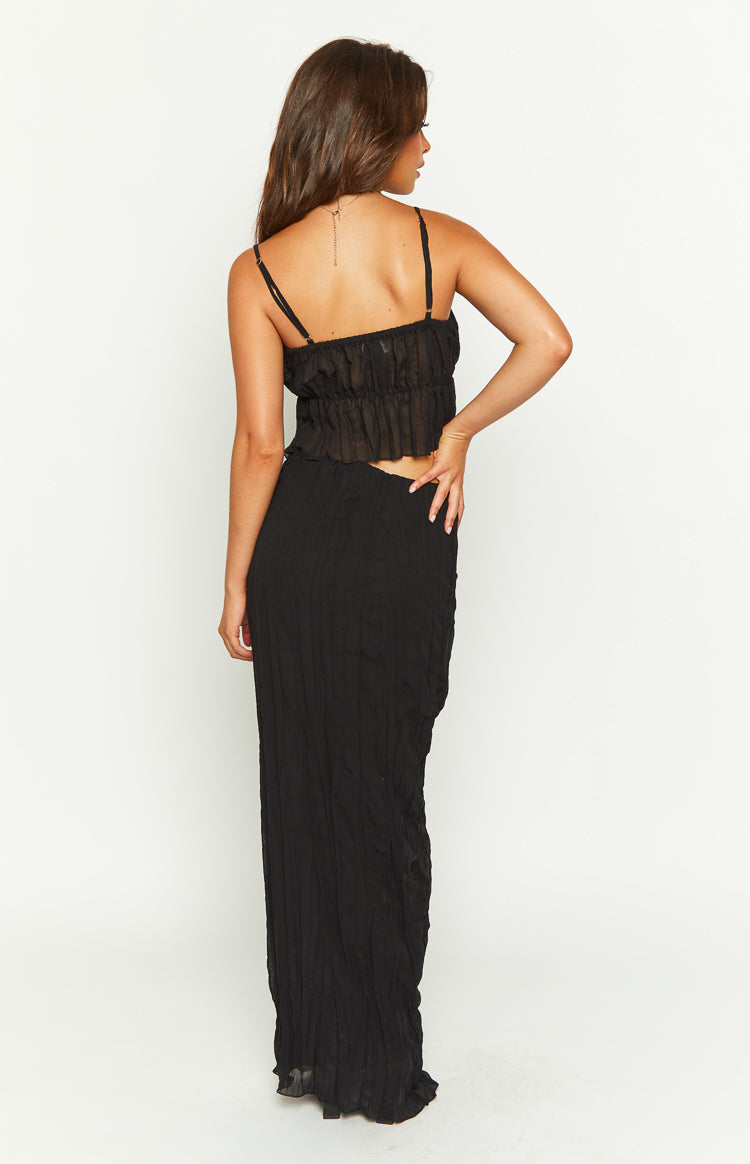The Moment Black Maxi Skirt — 6