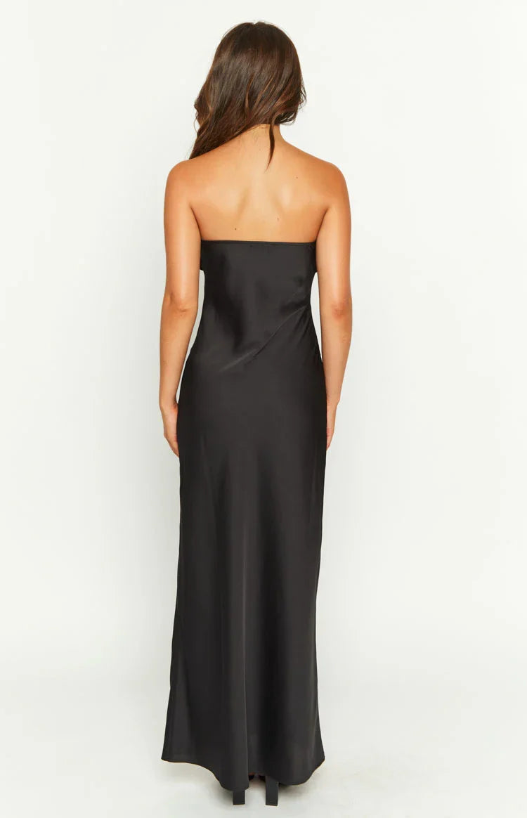 Ashley Black Formal Maxi Dress — 12