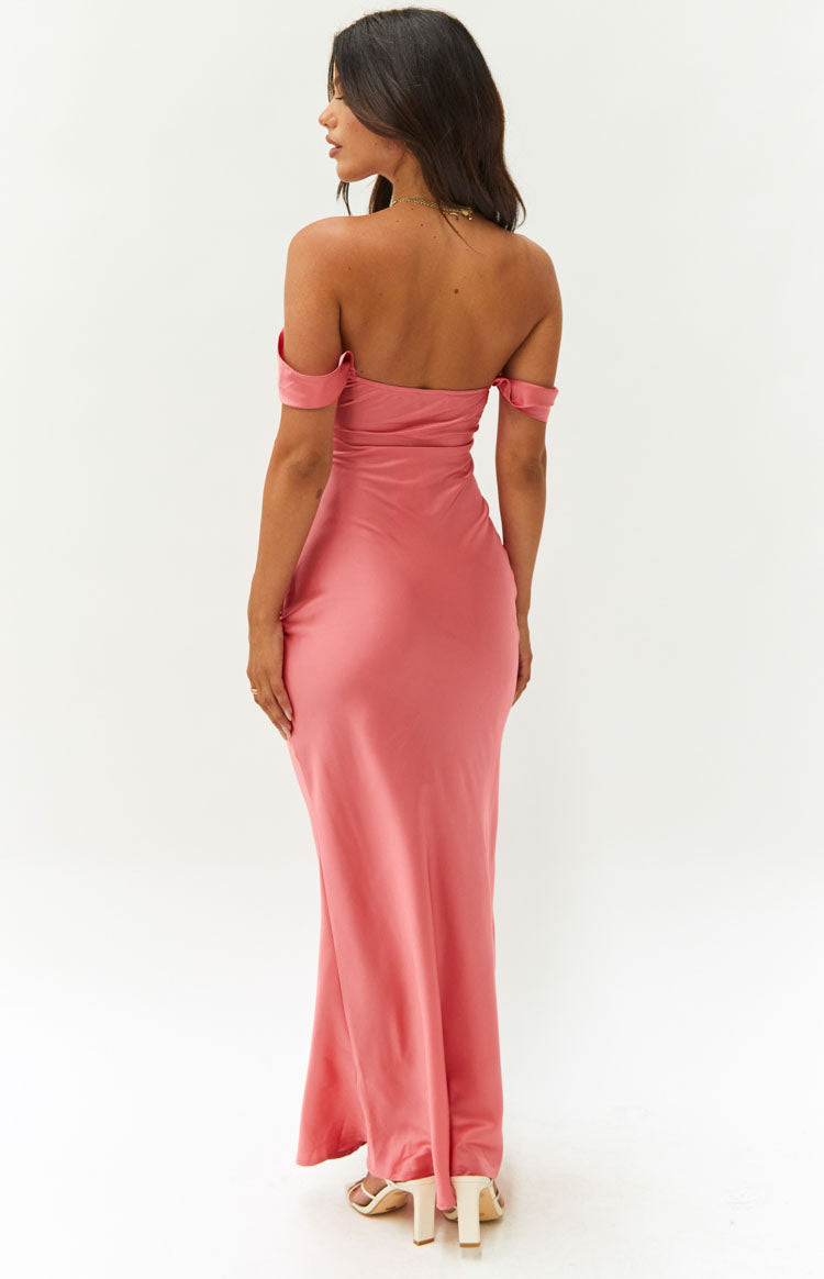 Ella Pink Off Shoulder Maxi Dress — 25
