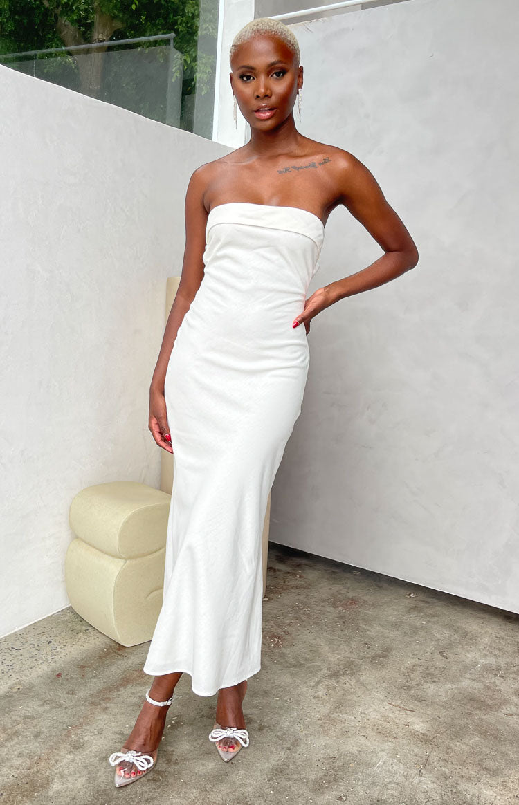 Summer Cream Midi Dress — 4