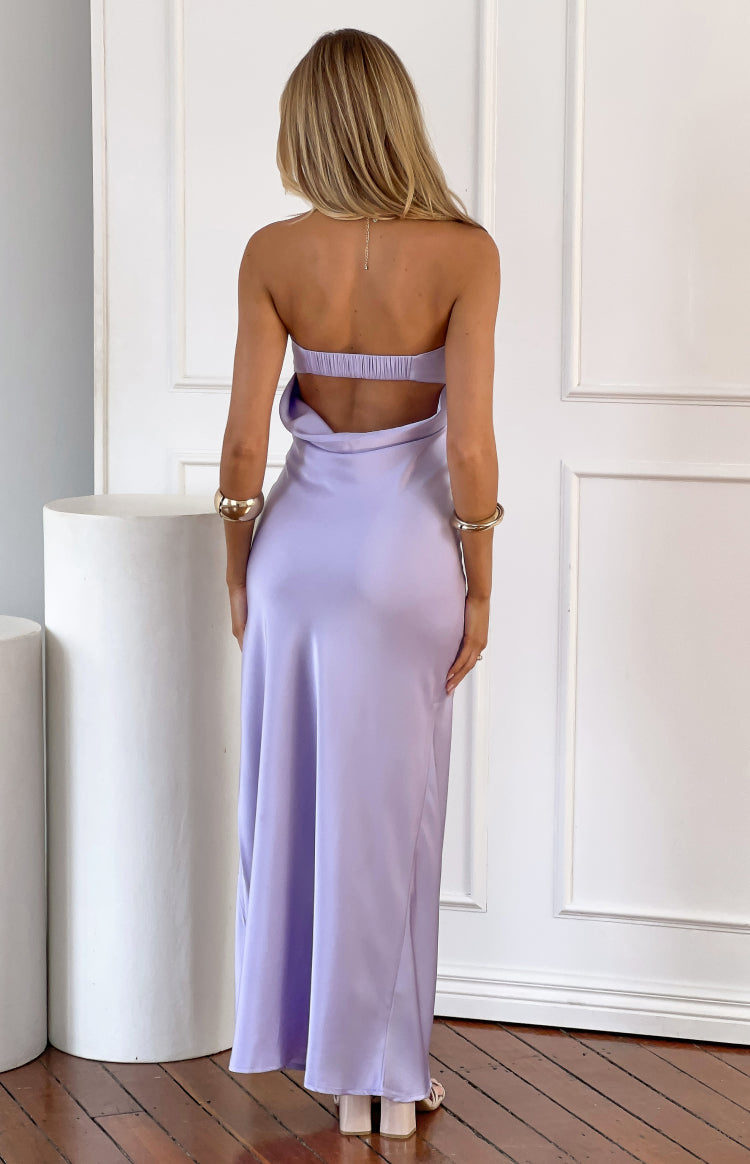 Maiah Lilac Maxi Dress — 5