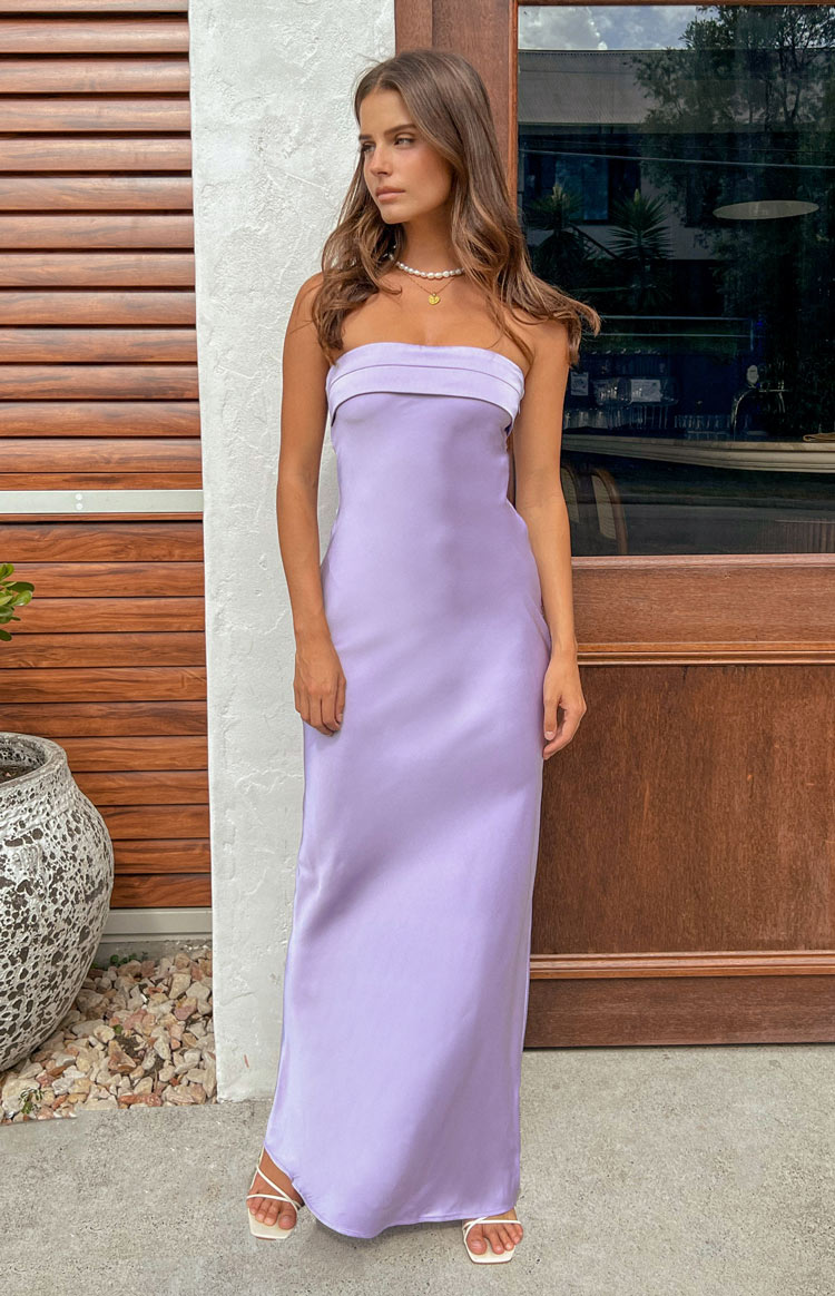 Maiah Lilac Maxi Dress — 7