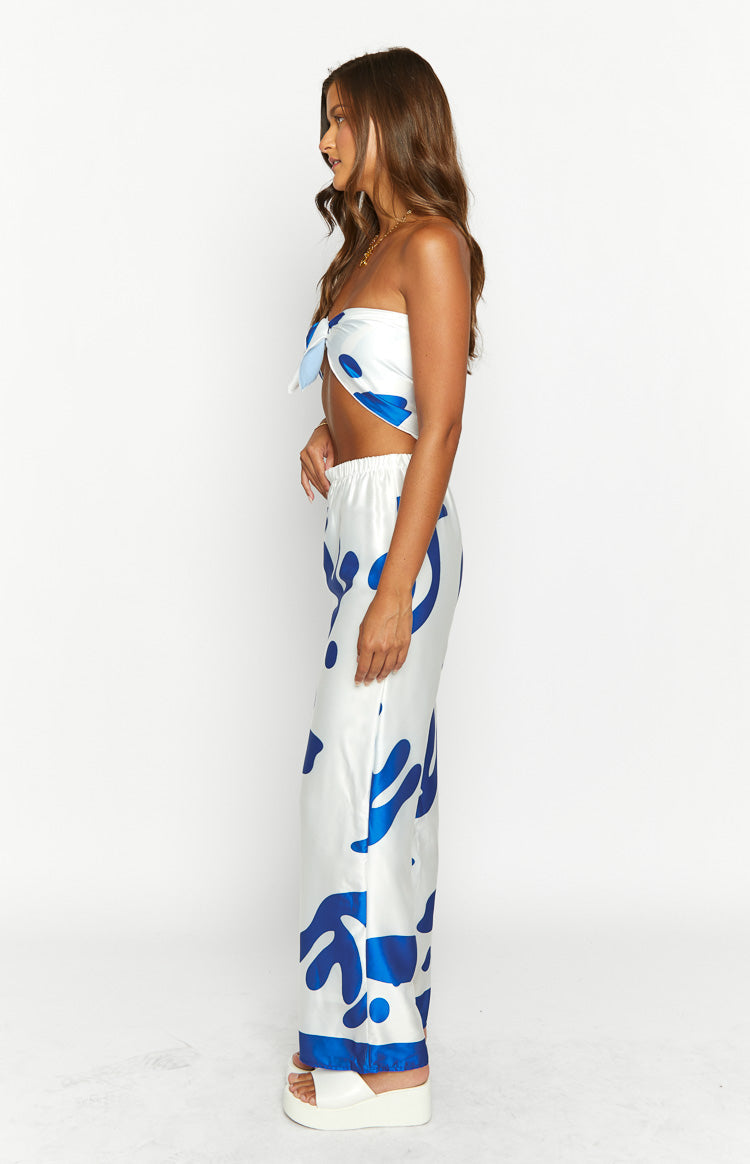 Dylan Blue Print Pants — 4