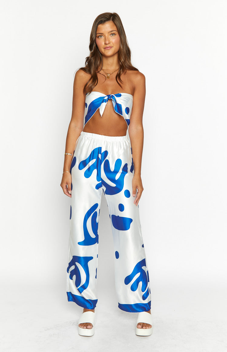 Dylan Blue Print Pants — 9