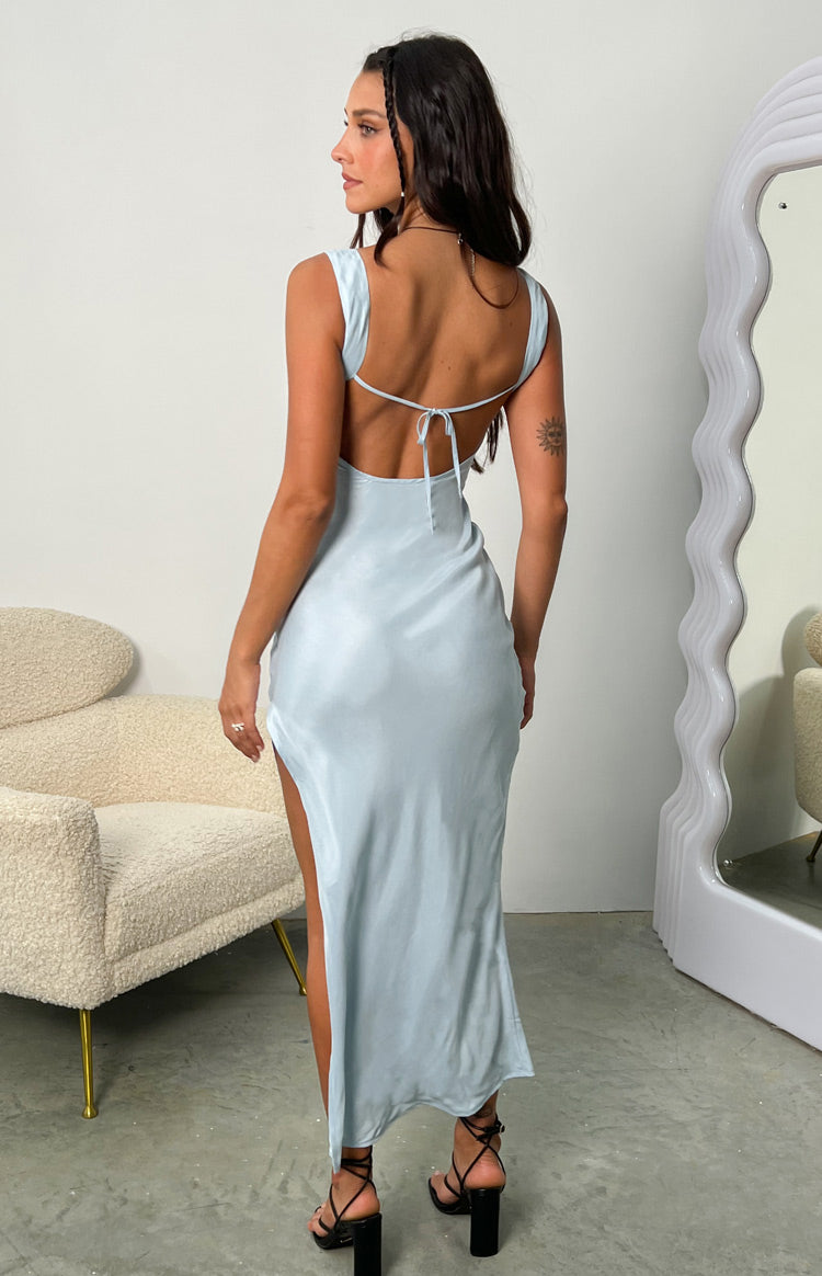 Ocean Blue Midi Dress — 1