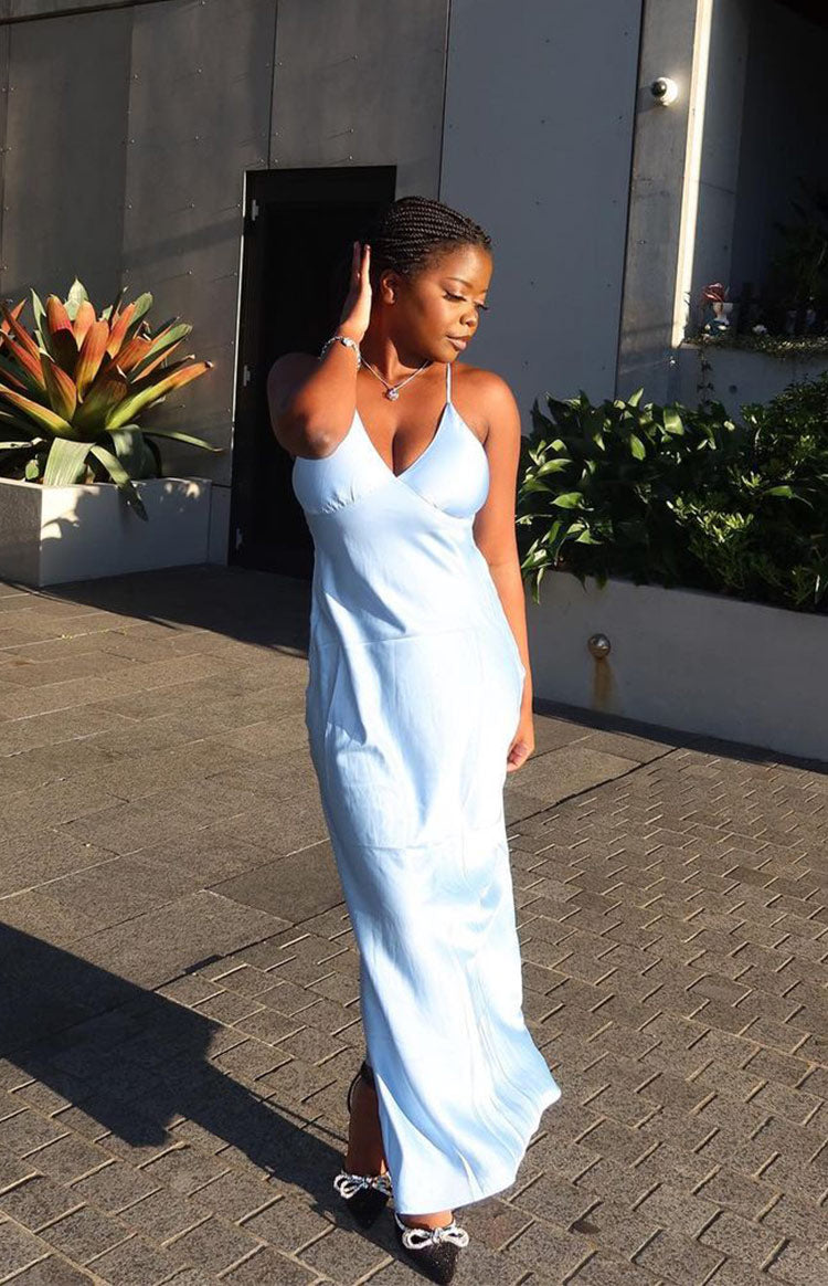 Lissandra Blue Formal Maxi Dress — 7