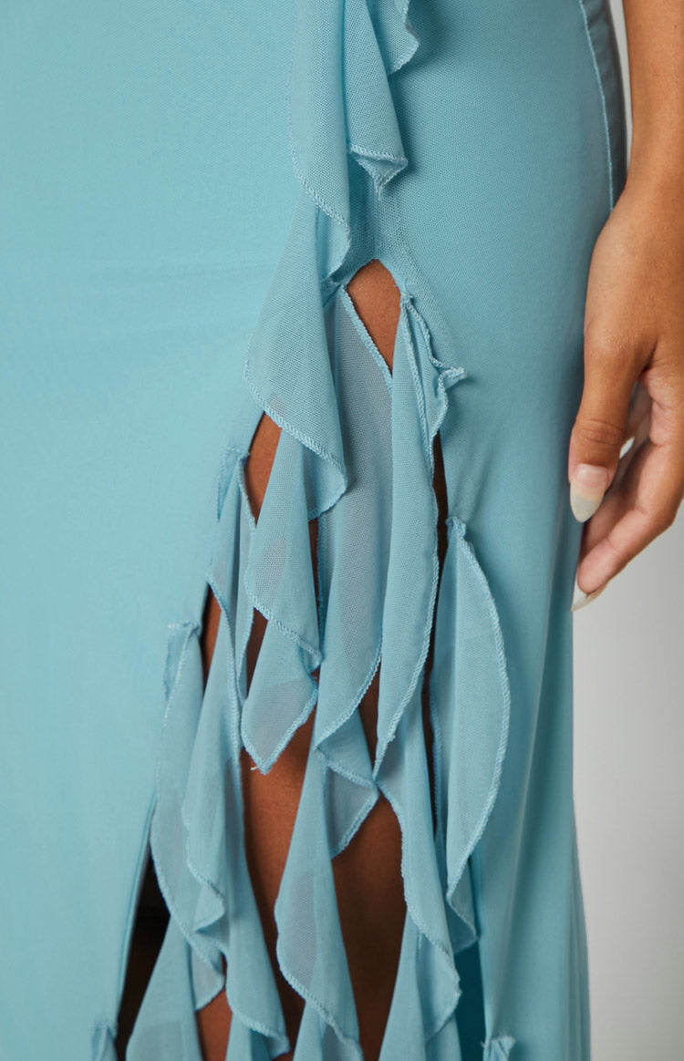 Kalani Blue Maxi Dress — 5