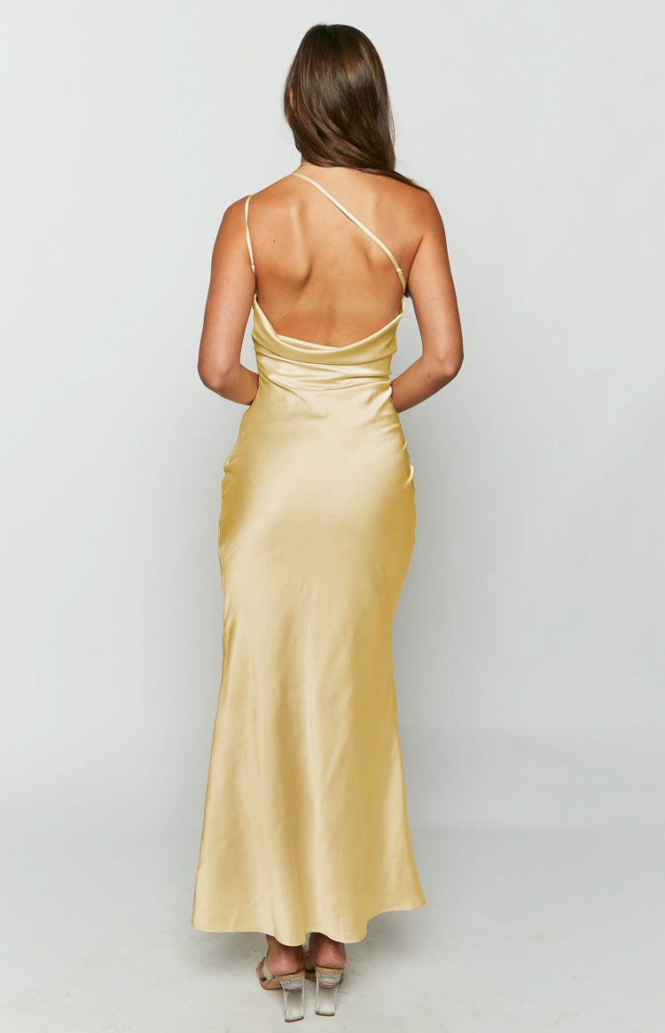 Tina Yellow Formal Maxi Dress — 5